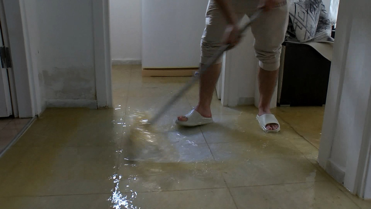 Evini su basan aile İSKİ'yi suçladı