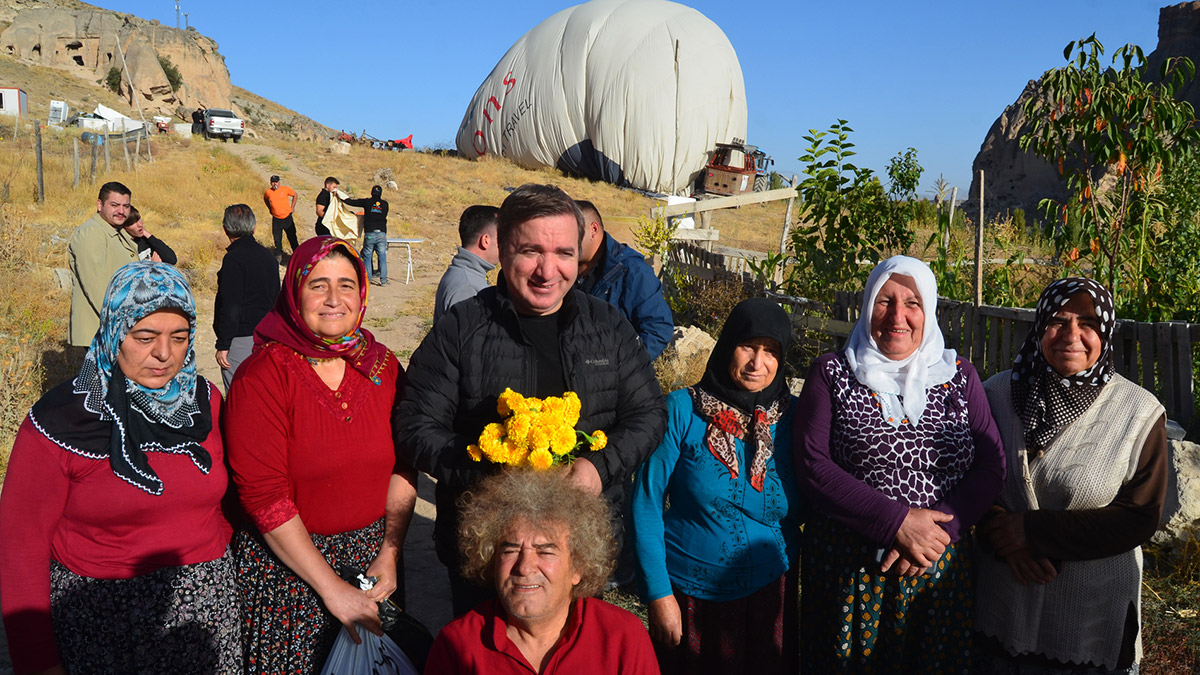 Ihlara Vadisi'nde balonla yolculuk
