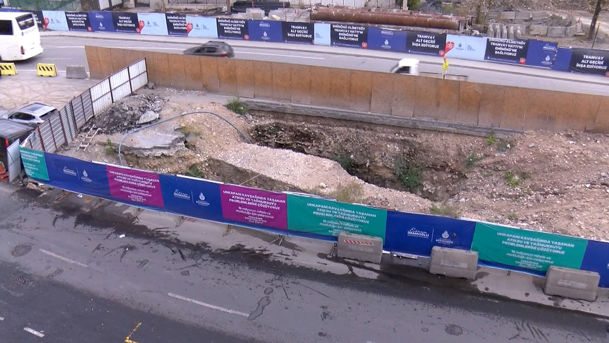 İSKİ'nin kazısında bulunan Bizans kalıntılarında proje devam edecek