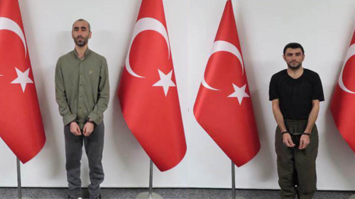 MİT operasyonuyla yakalanan 2 terörist Türkiye'de