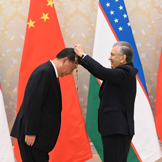 Çin Devlet Başkanı'na Üst Düzey Dostluk Nişanı verildi