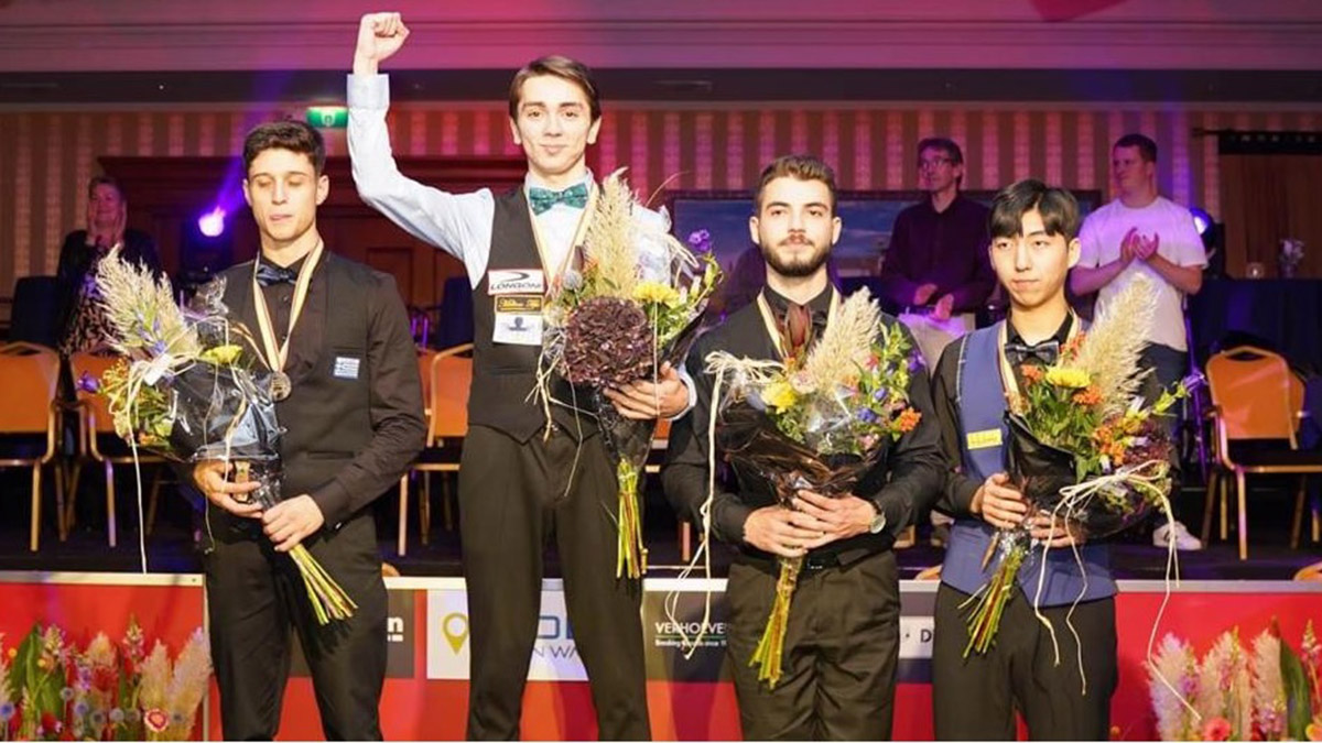 Bilardocu Burak Haşhaş'ın hedefi dünya şampiyonluğu