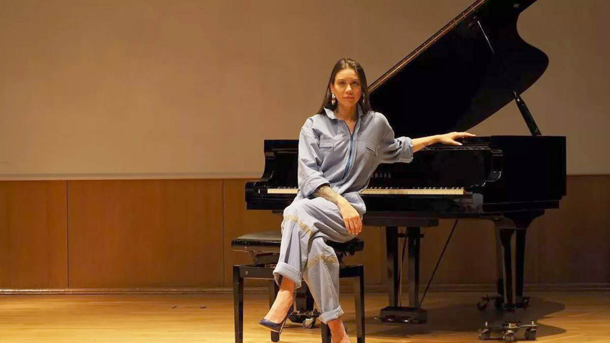 Piyanist Burçe Karaca'dan Kethüda Hamamı'nda konser
