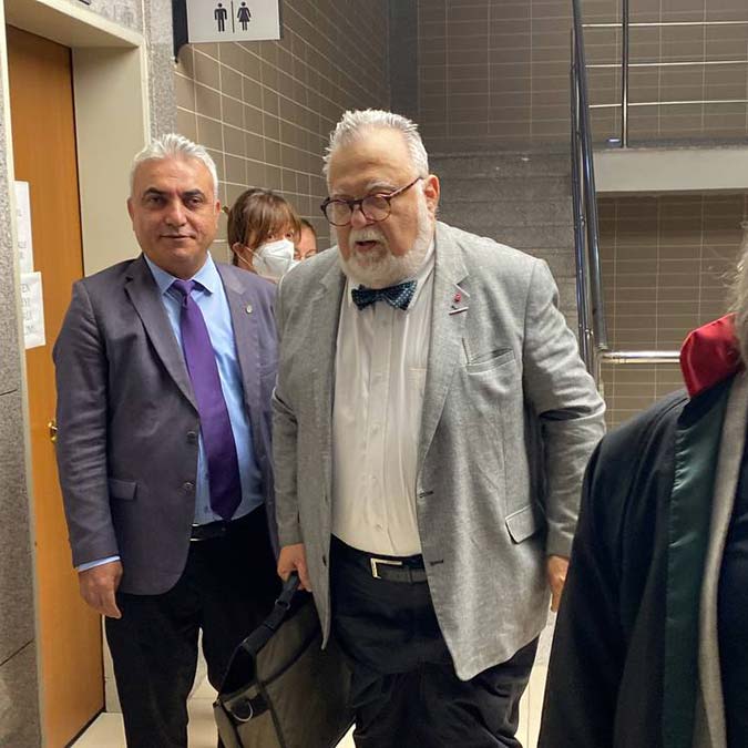Prof. Dr. Celal Şengör adliyeye geldi