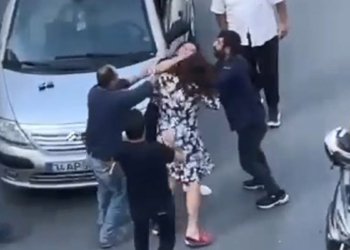 Şişli'de yol verme tartışması; iki kadın kavga etti