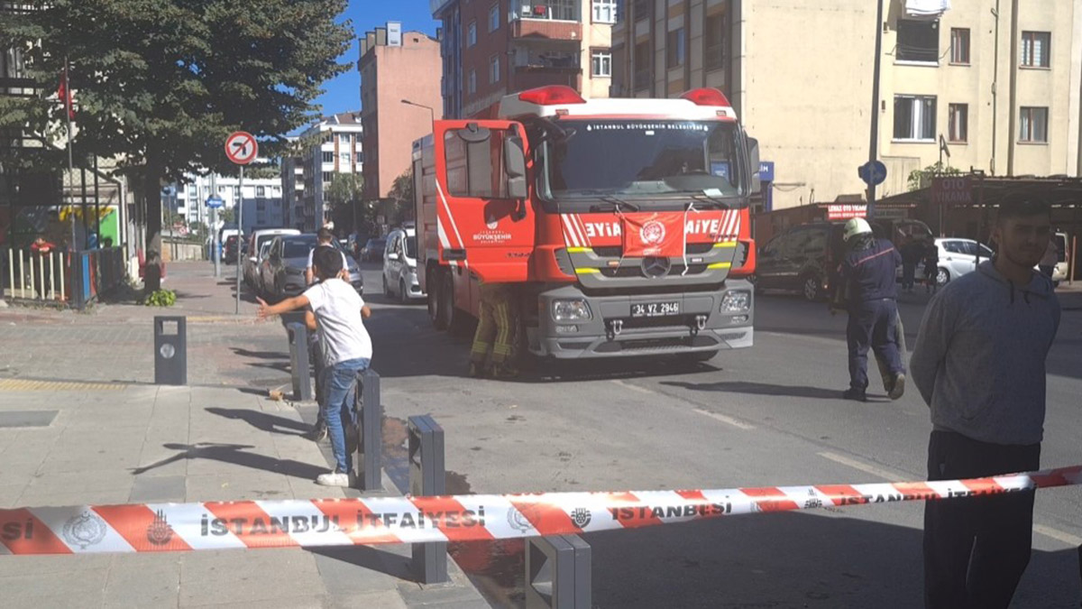 Çiğ köfte imalatı yapılan iş yerinde yangın