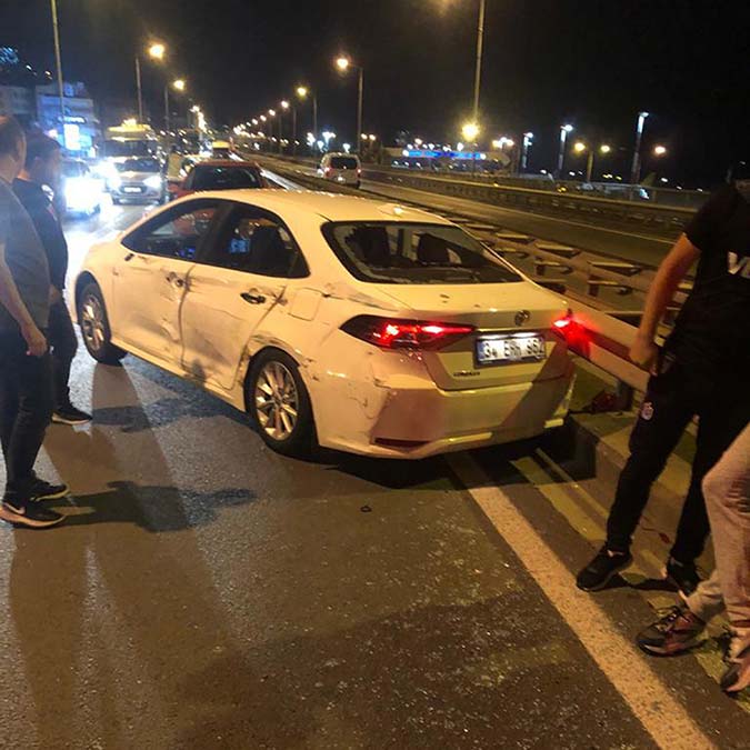 Montasser Lahtimi trafik kazası geçirdi