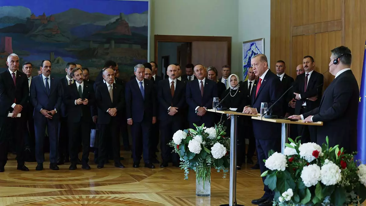 Türkiye ile hırvatistan arasında ikili anlaşmalar imzalandı