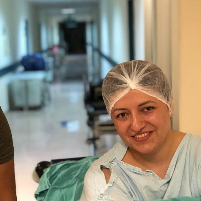 Rahim nakli yapılan ikinci hasta Havva doğum yaptı