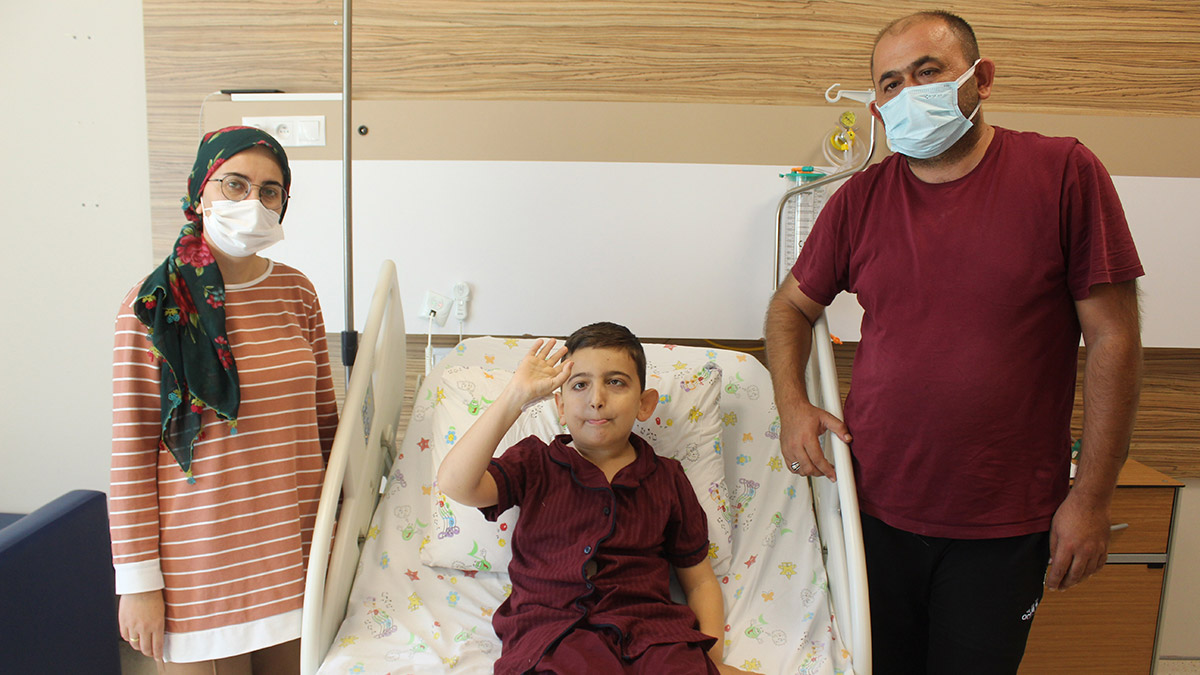 Berkay beklediği böbreğe kavuştu