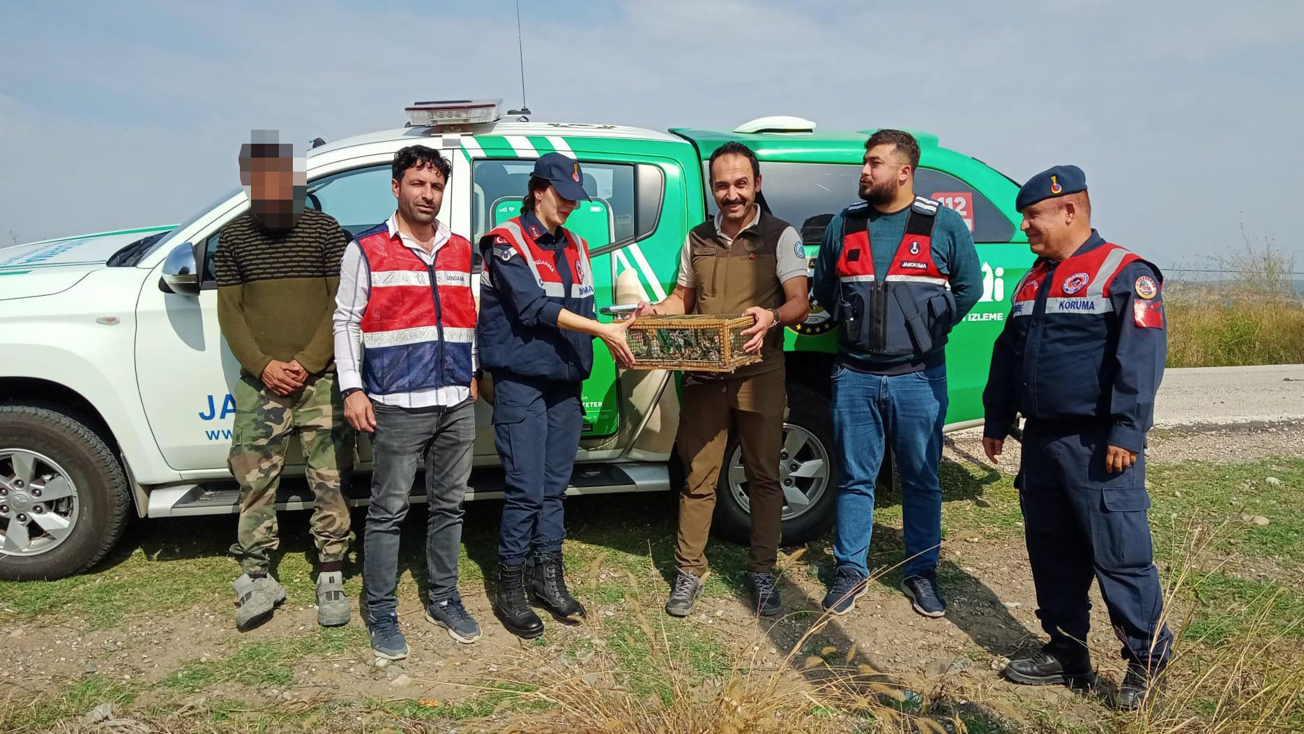 19 saka kuşu avladı, 29 bin 627 TL ceza kesildi