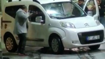 Akaryakıt istasyonunda pompalı dehşeti