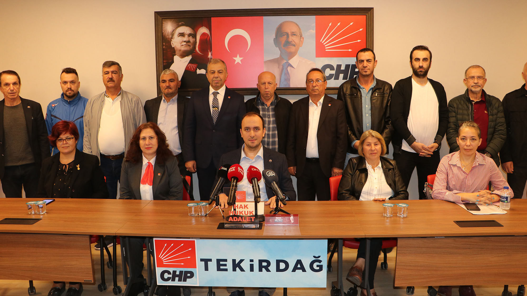 CHP Süleymanpaşa İlçe Başkanlığında toplu istifa