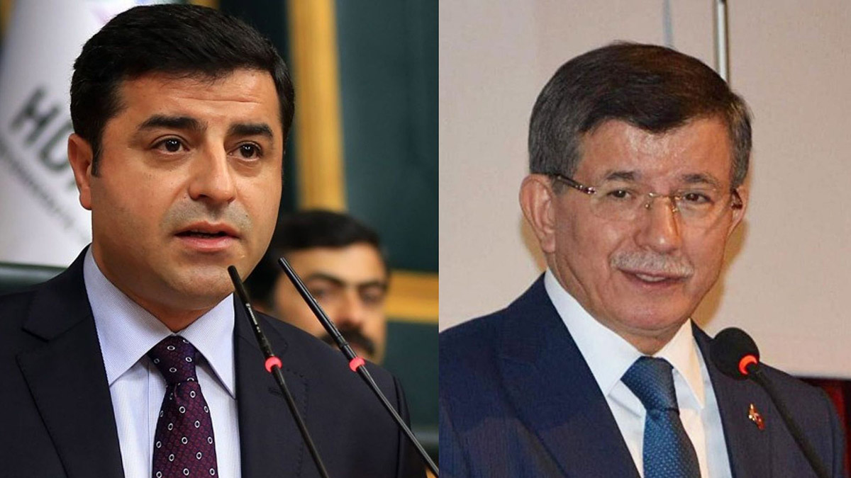 Davutoğlu Selahattin Demirtaş şikayetinden vazgeçti