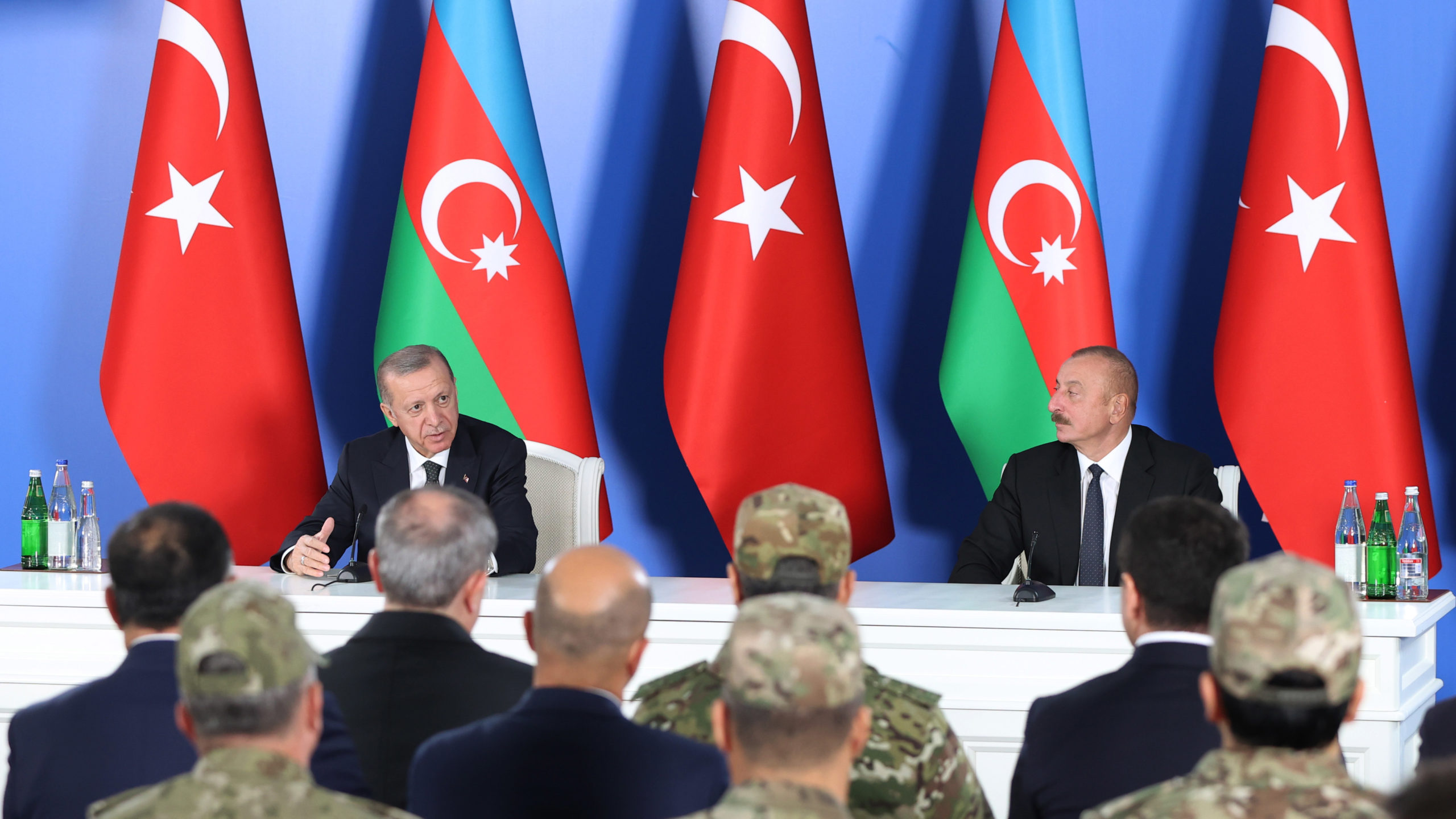 Erdoğan ile Aliyev ortak basın toplantı düzenledi