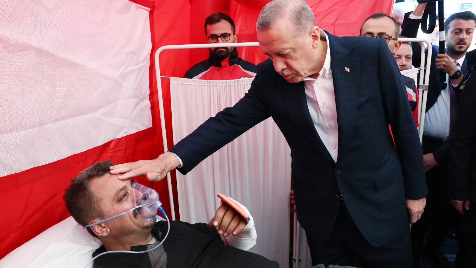 Erdogan patlamanin yasandigi maden ocaginda 1 - politika - haberton