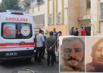 Eşini çocuklarının gözü önünde vurarak öldürdü