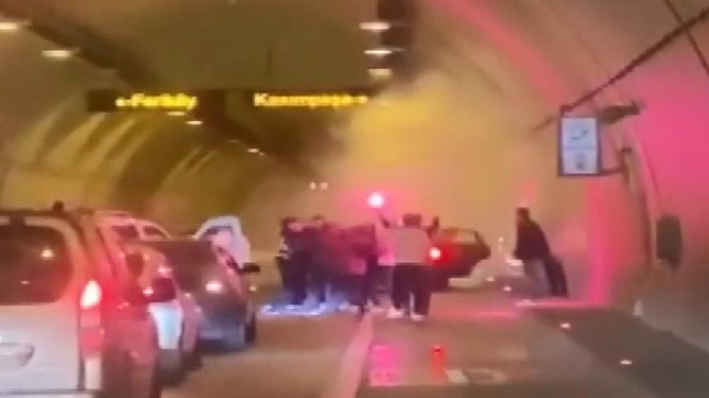 Kağıthane Tüneli'nde asker eğlencesine ceza