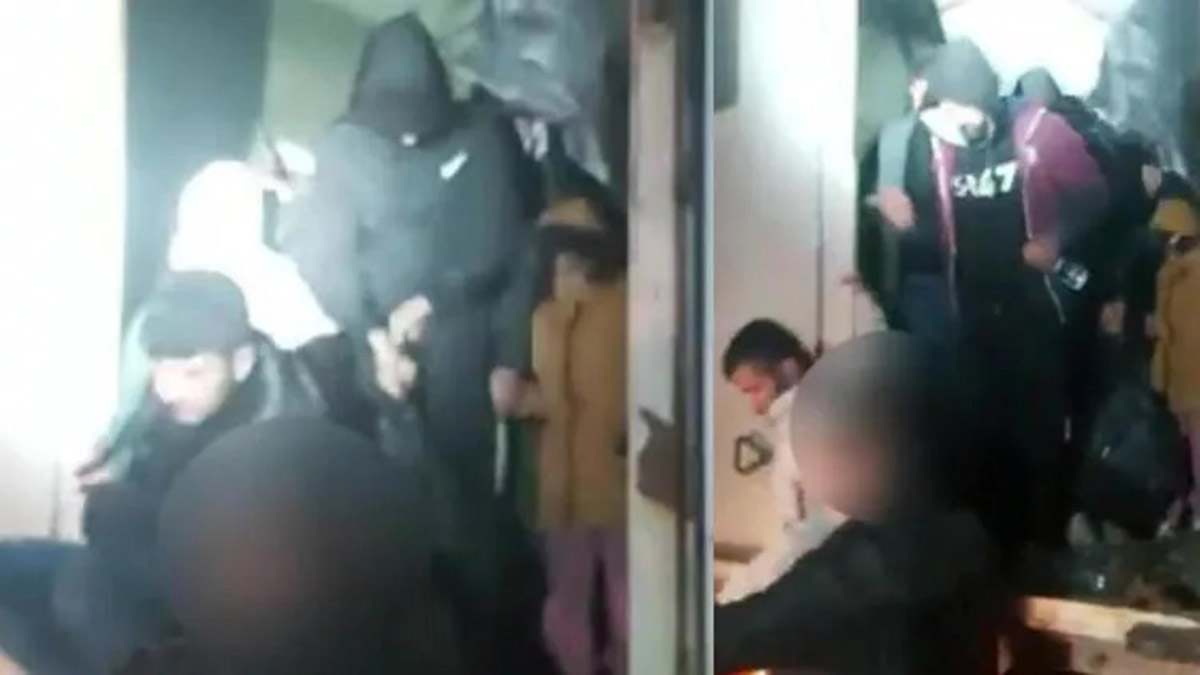 Kamyon kasasında 75 kaçak göçmen yakalandı