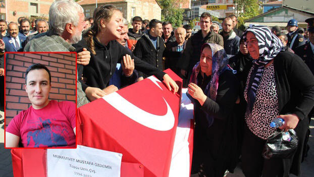 Kazada ölen uzman çavuş, toprağa verildi