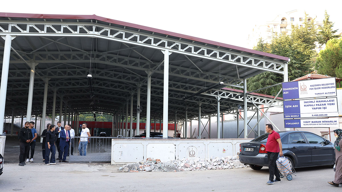 Keçiören İncirli'ye yeni nesil semt pazarı