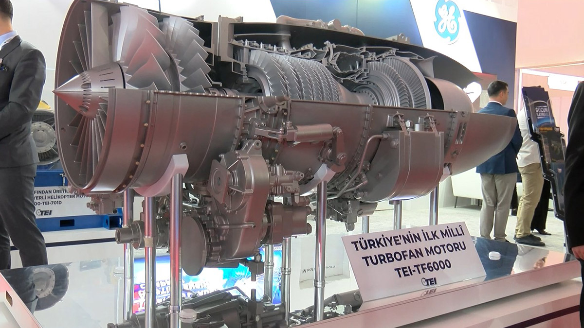 Milli turbofan motoru İstanbul Airshow’da