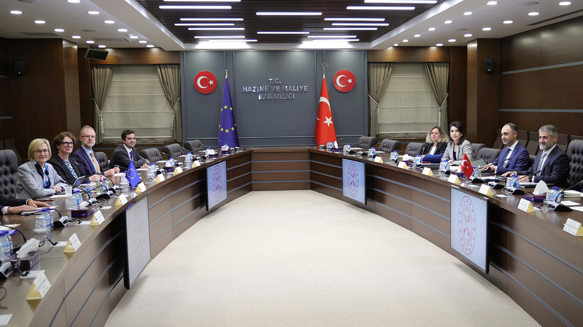 Nebati, AB Finansal Hizmetler temsilcisiyle görüştü