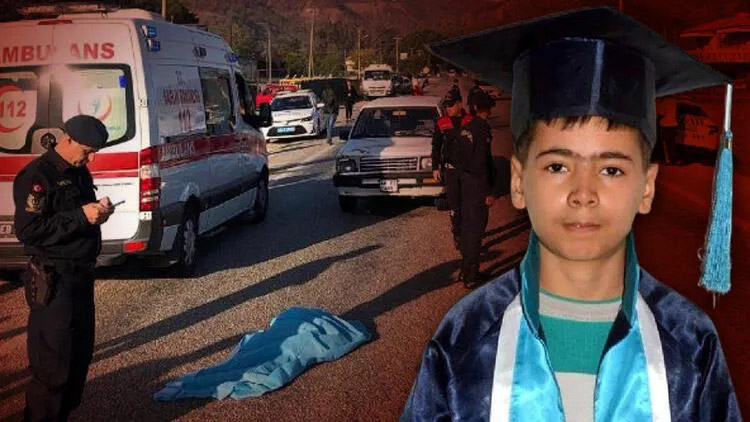 Okula giderken kamyonet çarpan Enes öldü
