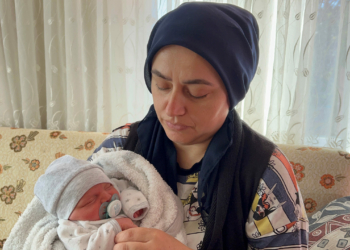 Ölen madencinin bebeğine babasının ismi verildi