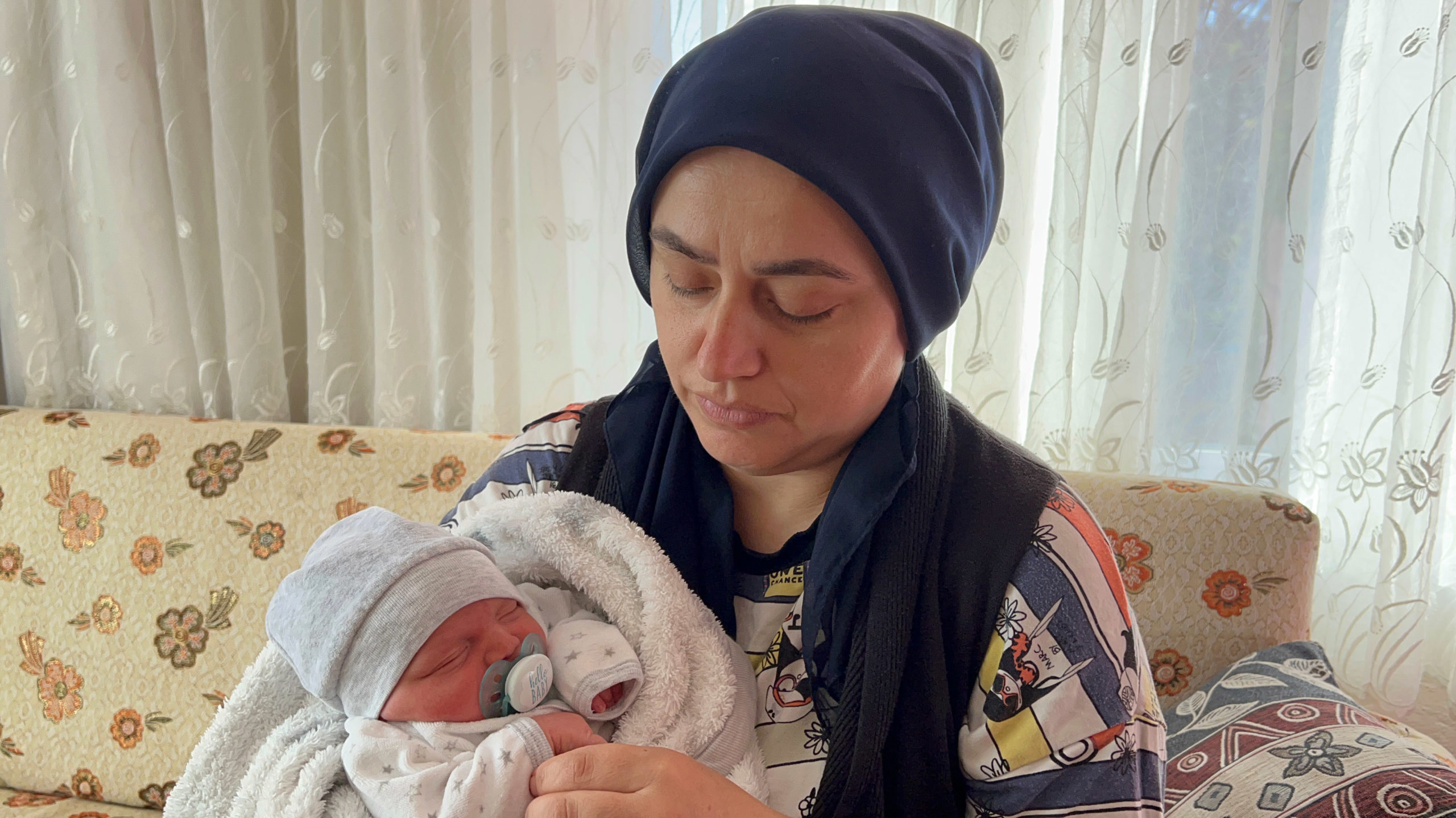 Ölen madencinin bebeğine babasının ismi verildi