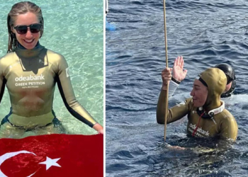 Şahika Ercümen, Türkiye rekoru kırdı