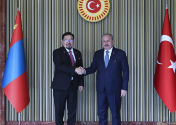 Şentop Moğolistan Meclis Başkanı ile görüştü
