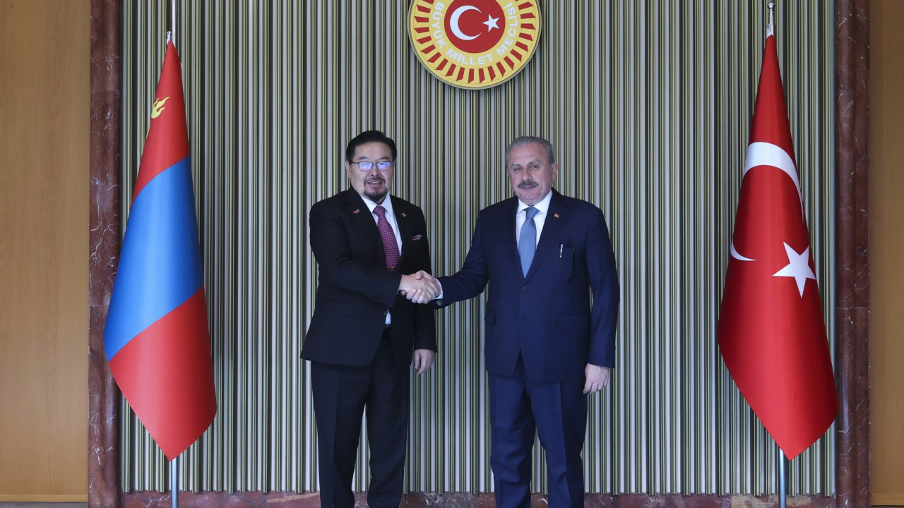 Şentop Moğolistan Meclis Başkanı ile görüştü
