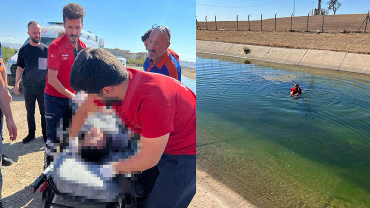 Sulama kanalına düşen Muhammed, boğuldu