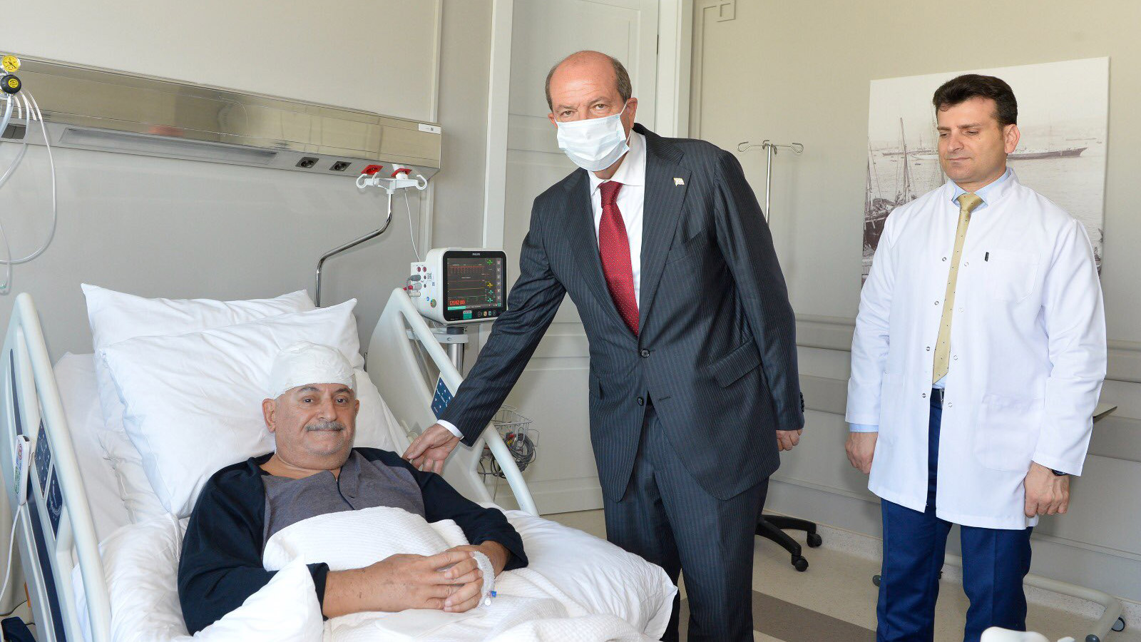 Tatar'dan Binali Yıldırım ve yaralı madencilere ziyaret