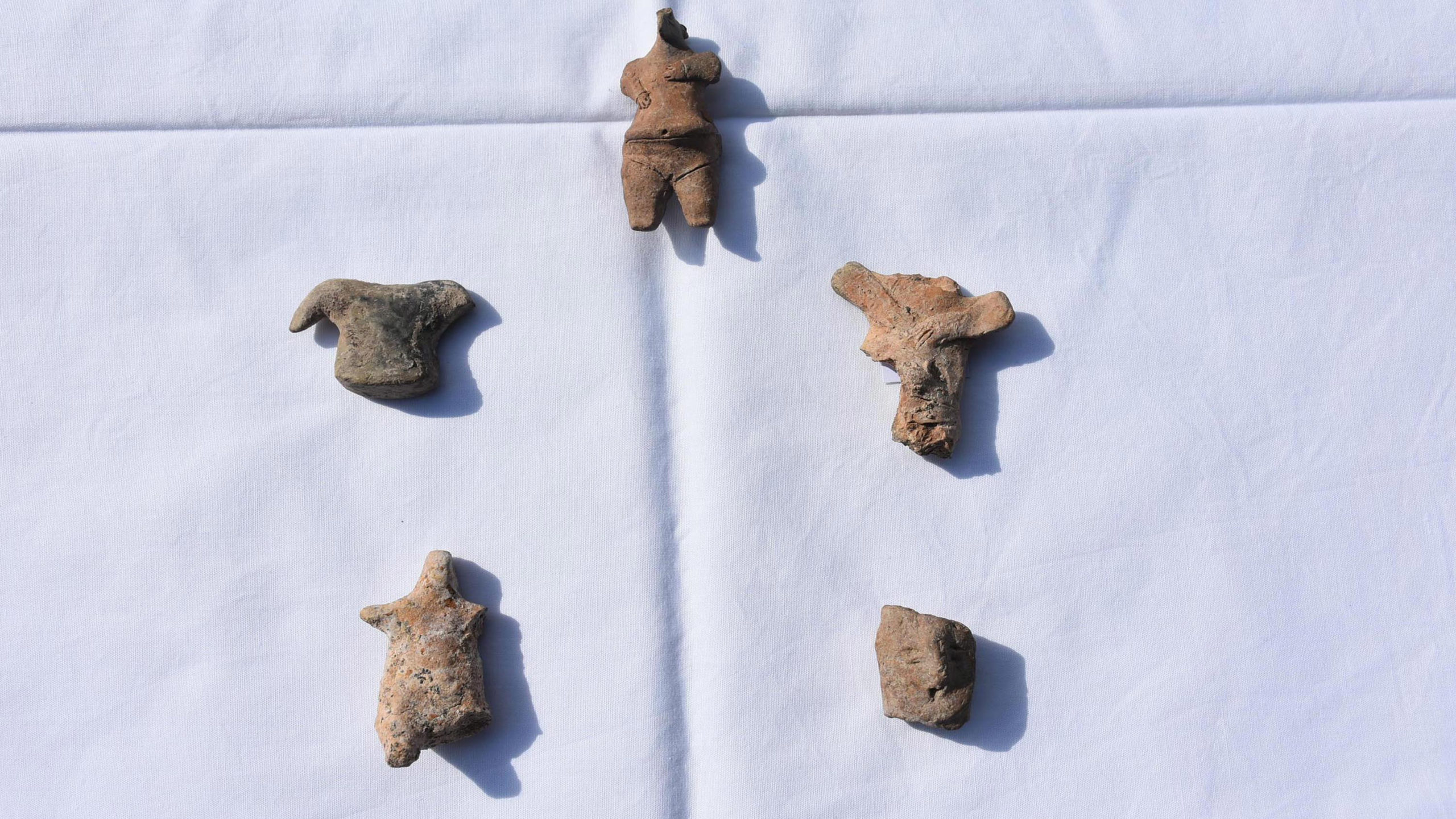 Ulucak Höyüğü'nde kırılmış insan figürleri bulundu