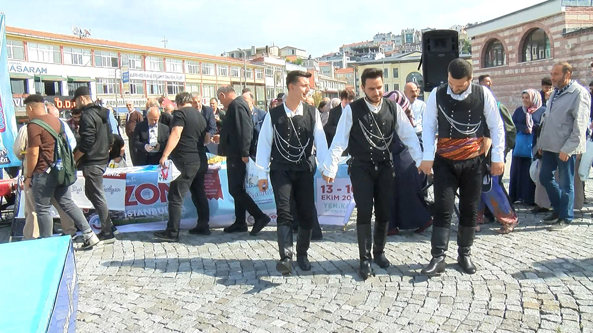 Üsküsar'da trabzon günlerine horonlu davet 