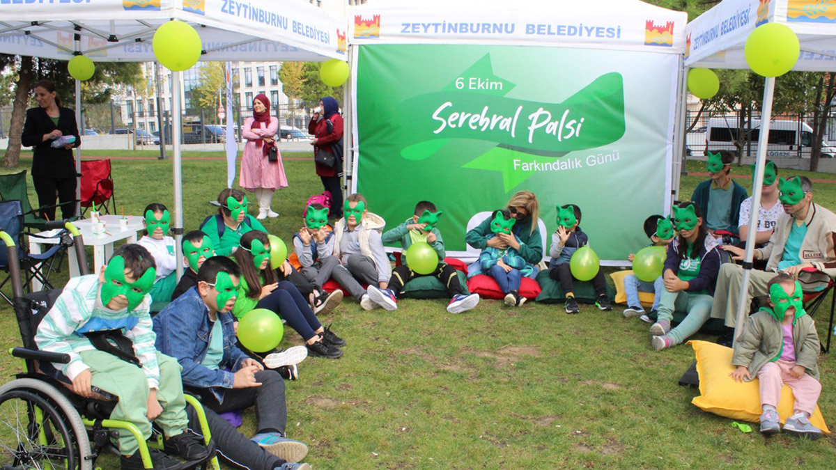 Zeytinburnu'nda Serebral Palsi Farkındalık etkinliği