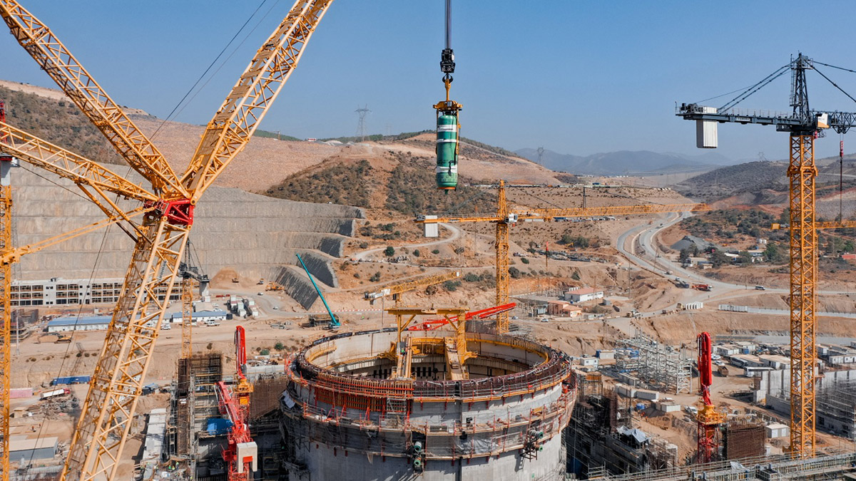 NGS'de 1'inci ünitenin basınç kompansatörü kurulumu tamamlandı