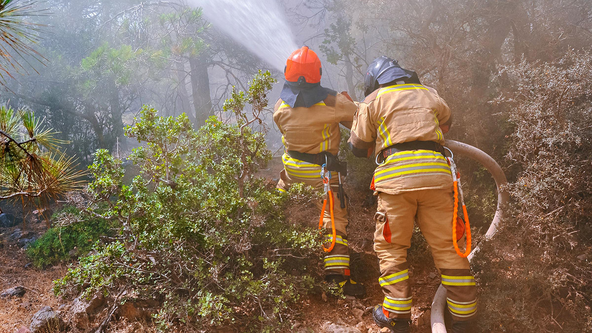 Akkuyu NGS sahasında yangın söndürme eğitimi