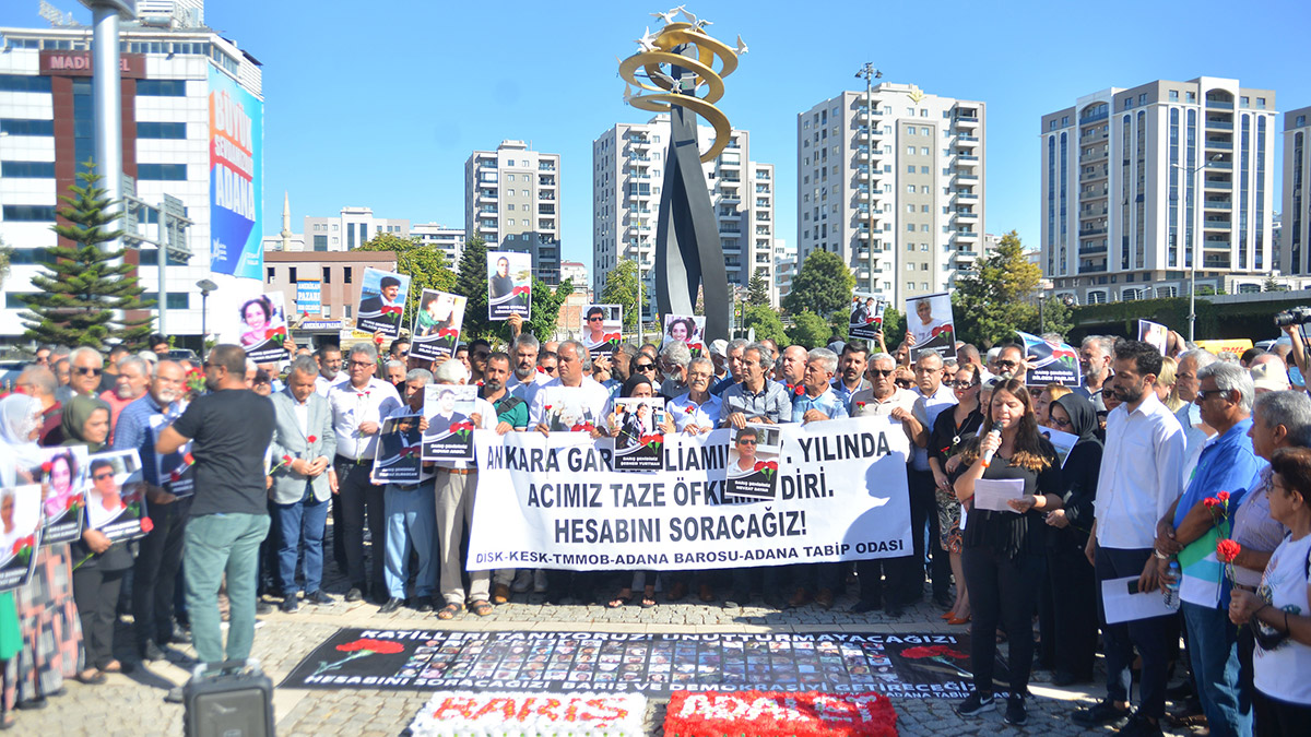 Ankara Garı saldırısında hayatını kaybedenler anıldı