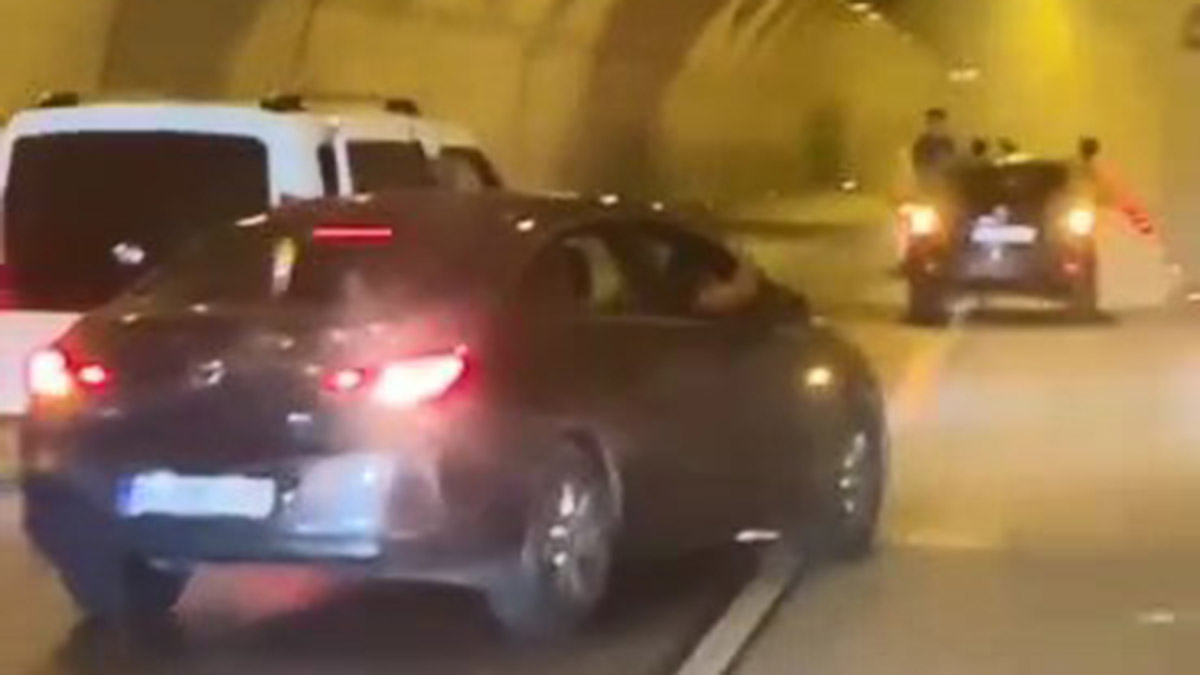 Asker eğlencesi için Kağıthane Tüneli'ni kapattılar