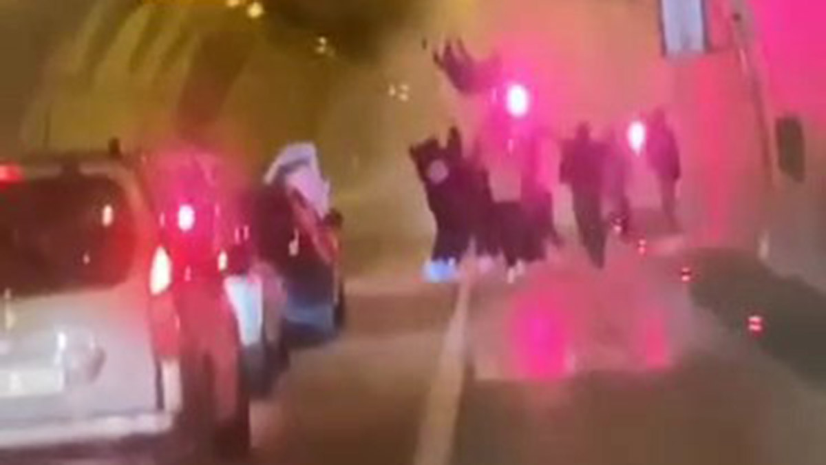 Asker eğlencesi için Kağıthane Tüneli'ni kapattılar