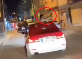 Asker uğurlamasında havaya ateş açtılar
