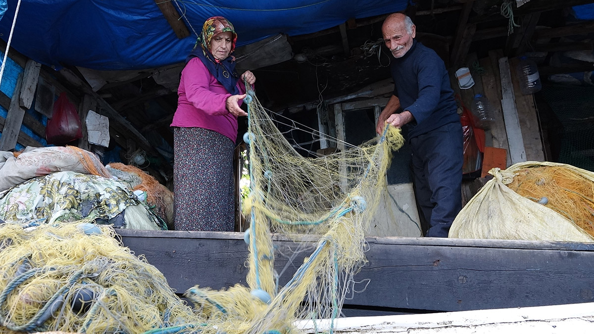Kuku çifti 20 senedir balıkçılık yapıyor
