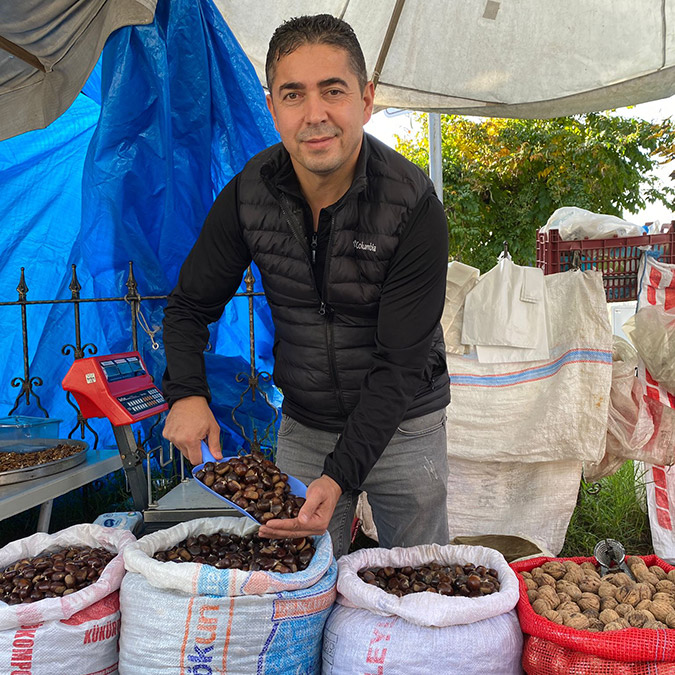 Bartın'da kestane kuyruğu