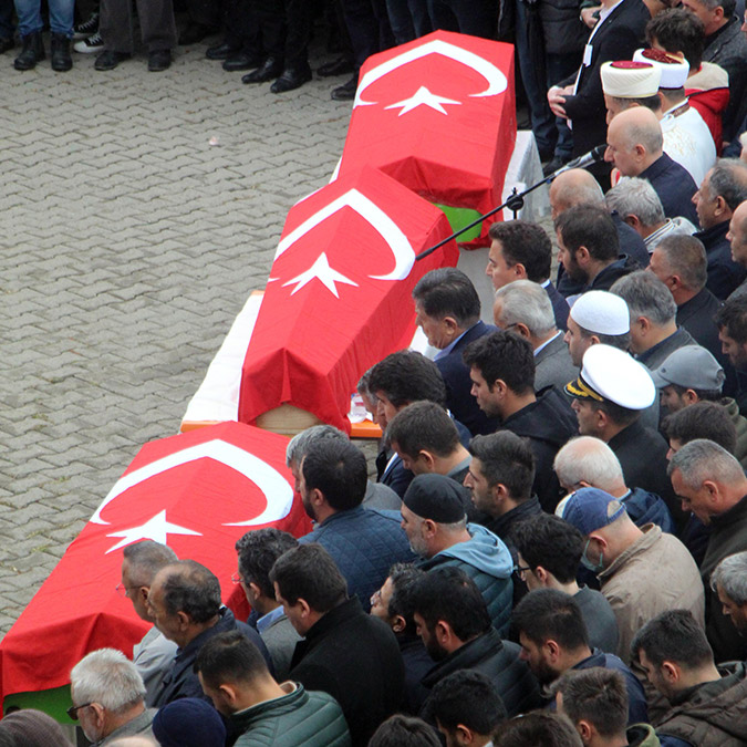 Bartın'daki maden faciası; 5 işçi defnedildi