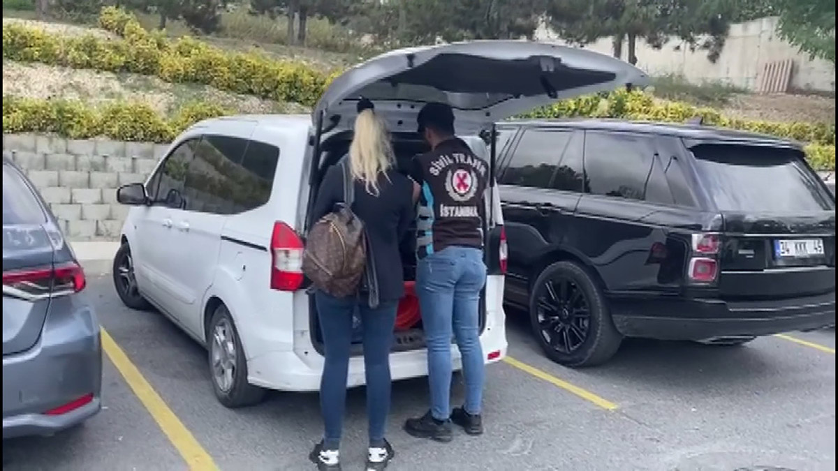 Başakşehir'de drift yapan sürücüye ceza