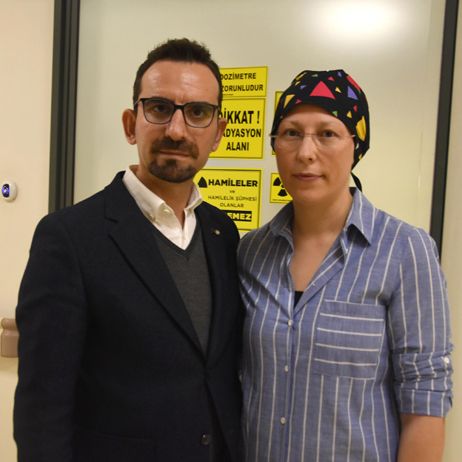 Sağlık taramasında birinci evre meme kanseri olduğunu öğrendi