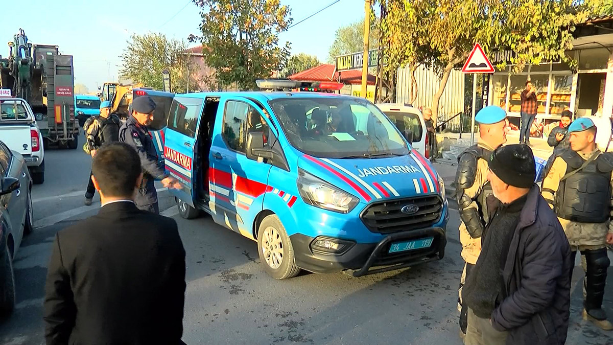 Çatalca'da yıkımın ikinci gününde gerginlik